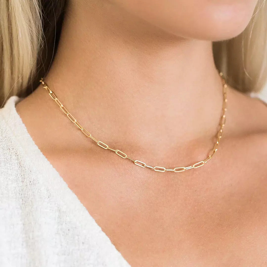 18K Gold-Plated Stainless Steel Necklace