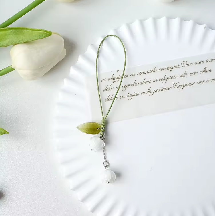 Tulip Flower Mobile Phone Straps Charm