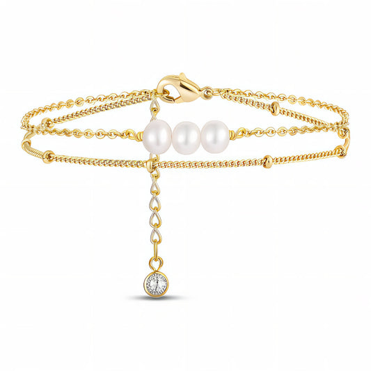 PVD Gold-Plated Stainless Steel Bracelet