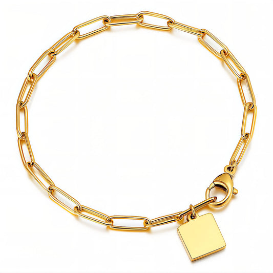 PVD Gold-Plated Stainless Steel Bracelet