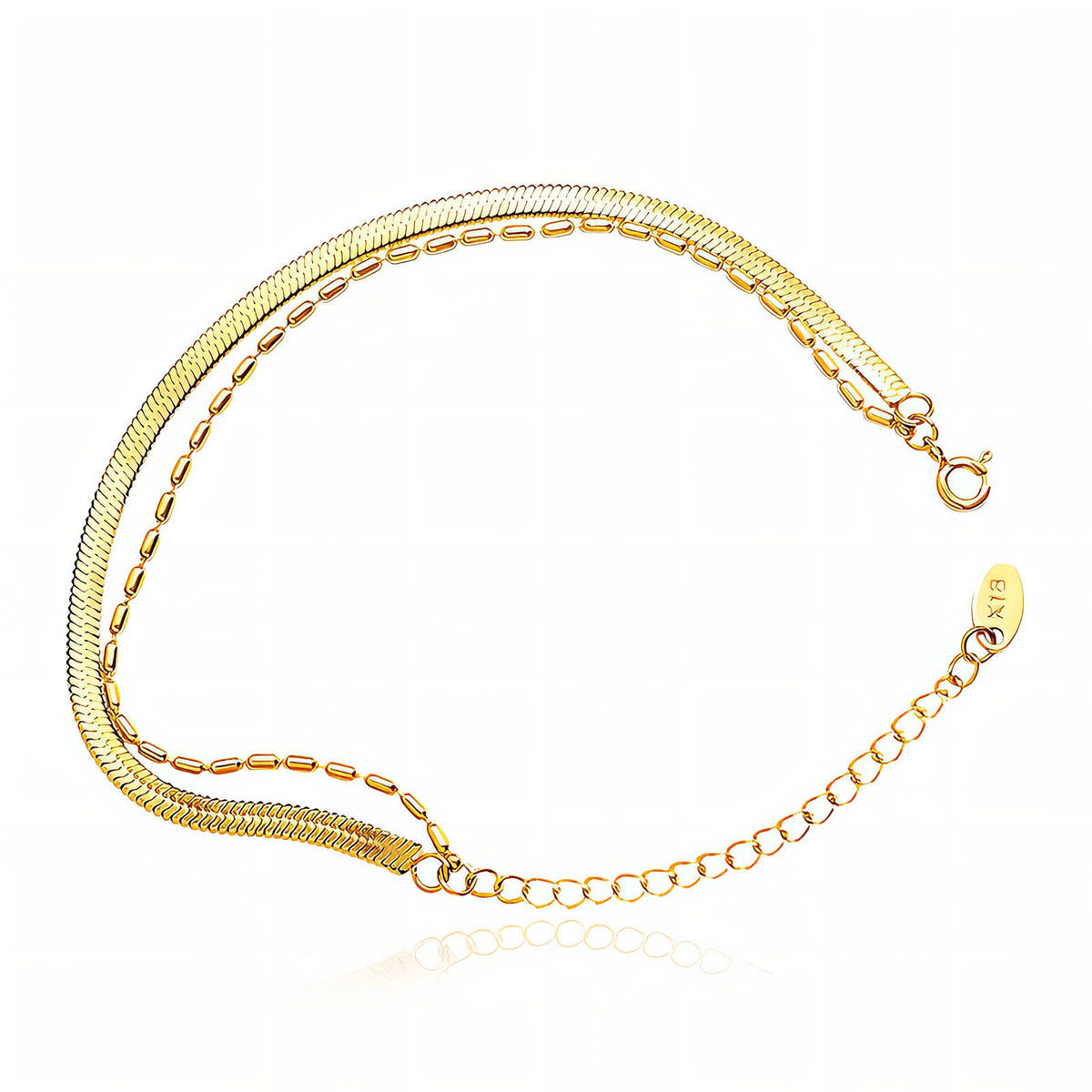 PVD Gold-Plated Stainless Steel Anklet