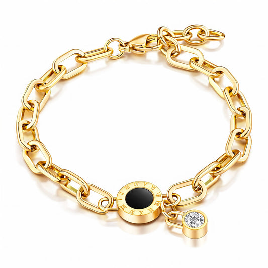 18K Gold-Plated Stainless Steel Bracelet