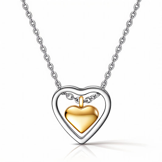 Hearts Stainless Steel Necklace