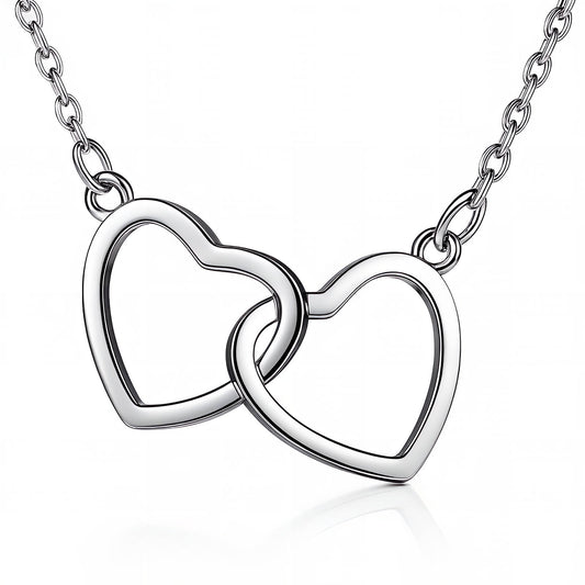 Hearts Stainless Steel Necklace