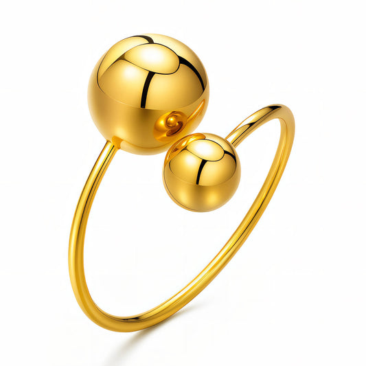 18K Gold-Plated Stainless Steel Finger Ring