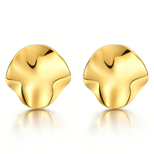 PVD Gold-Plated Stainless Steel Earrings