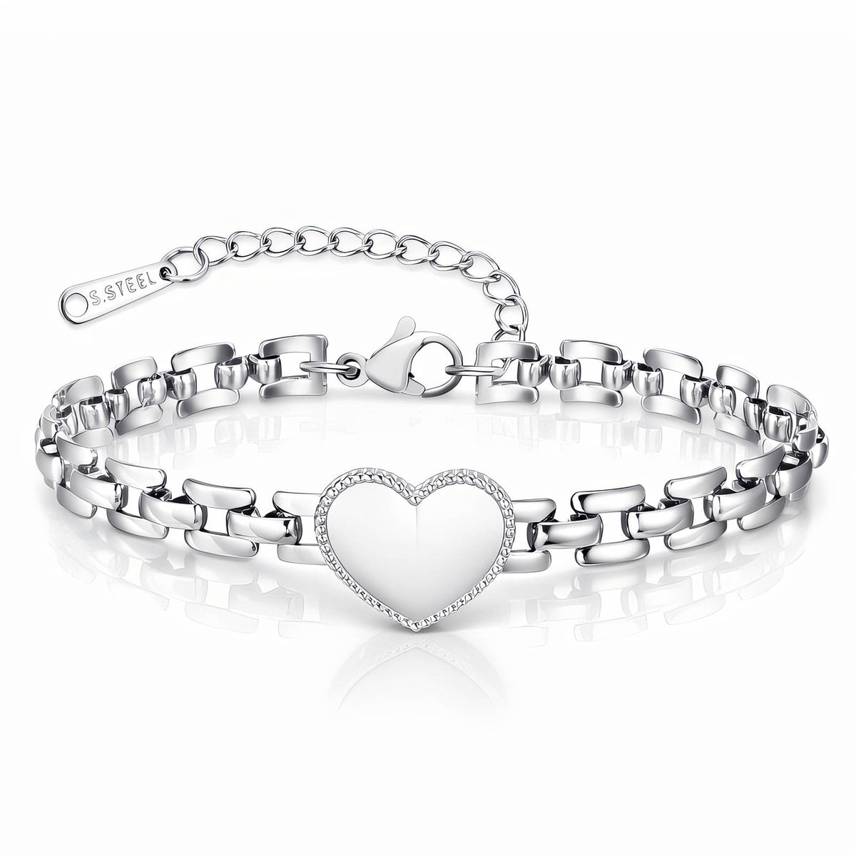 Heart Stainless Steel Bracelet
