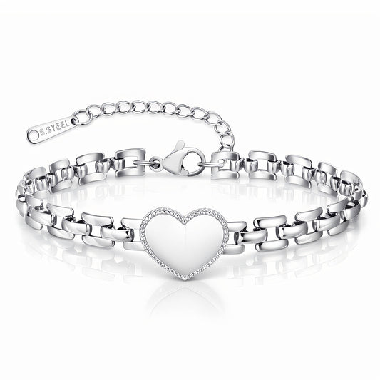Heart Stainless Steel Bracelet