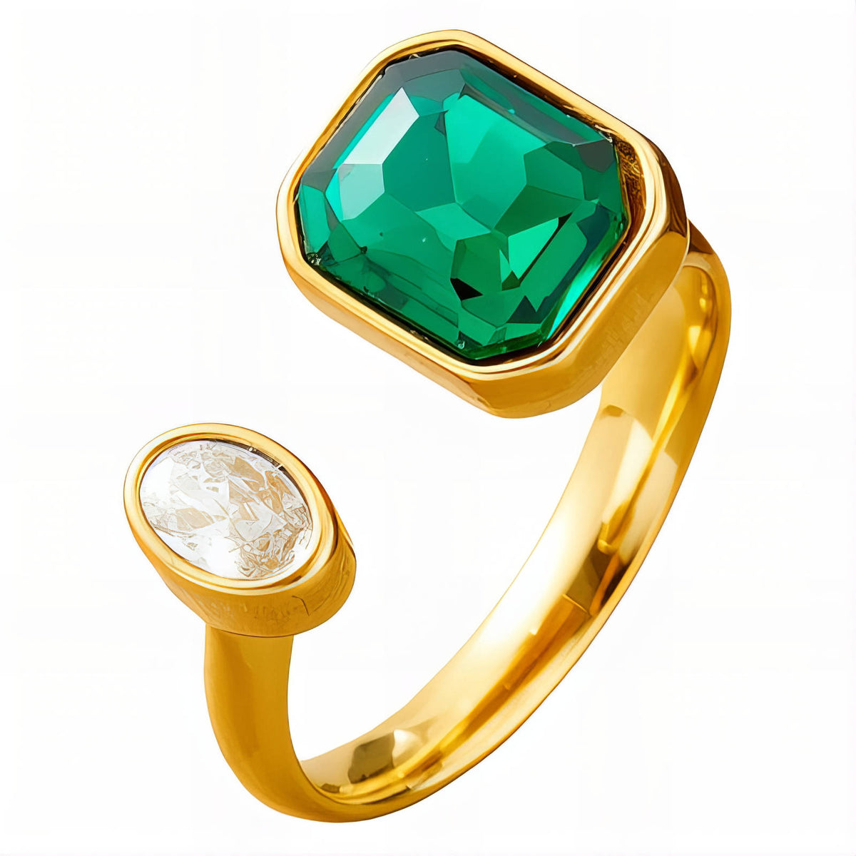 18K Gold-Plated Stainless Steel Finger Ring