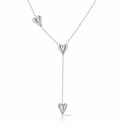 Hearts Stainless Steel Necklace