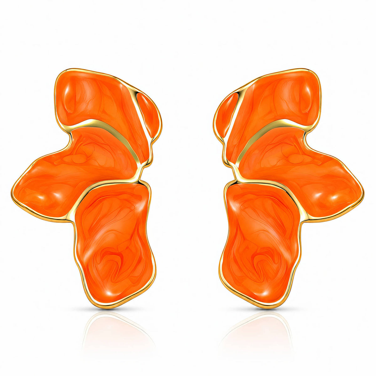 PVD Gold-Plated Stainless Steel Earrings