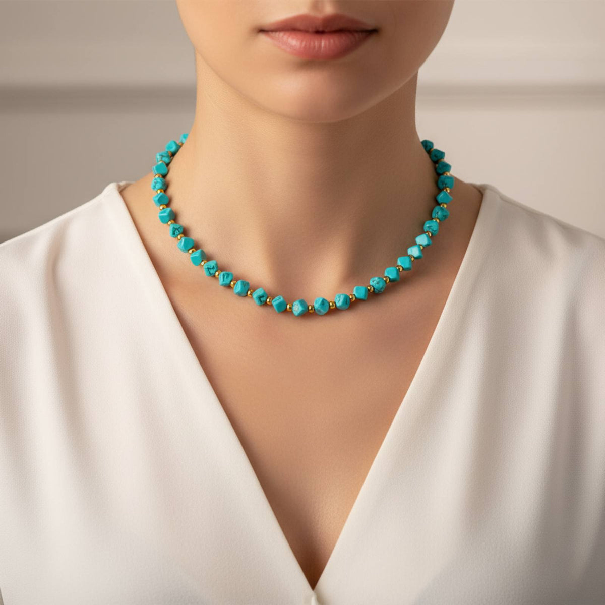 18K Gold-Plated Stainless Steel Necklace